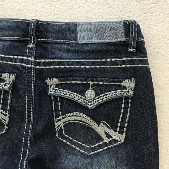 VANILLA STAR SIZE 5 BLUE JEANS boot cut - Picture 6 of 8